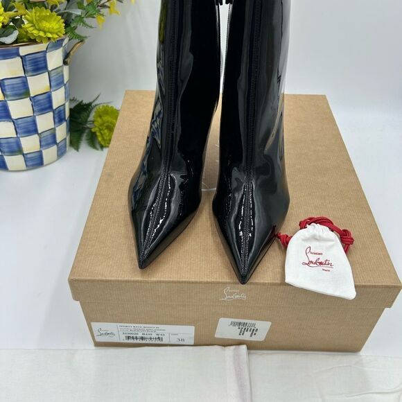 Women’s Christian Louboutin sporty Kate  85 booty size 38 made in Italy - Picture 7 of 11